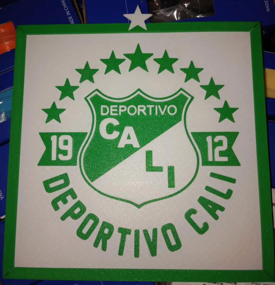 Escudo Deportivo Cali en 3D